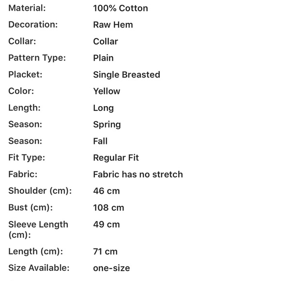 Frayed Curved Hem Denim Jacket OS - Picture 6 of 7